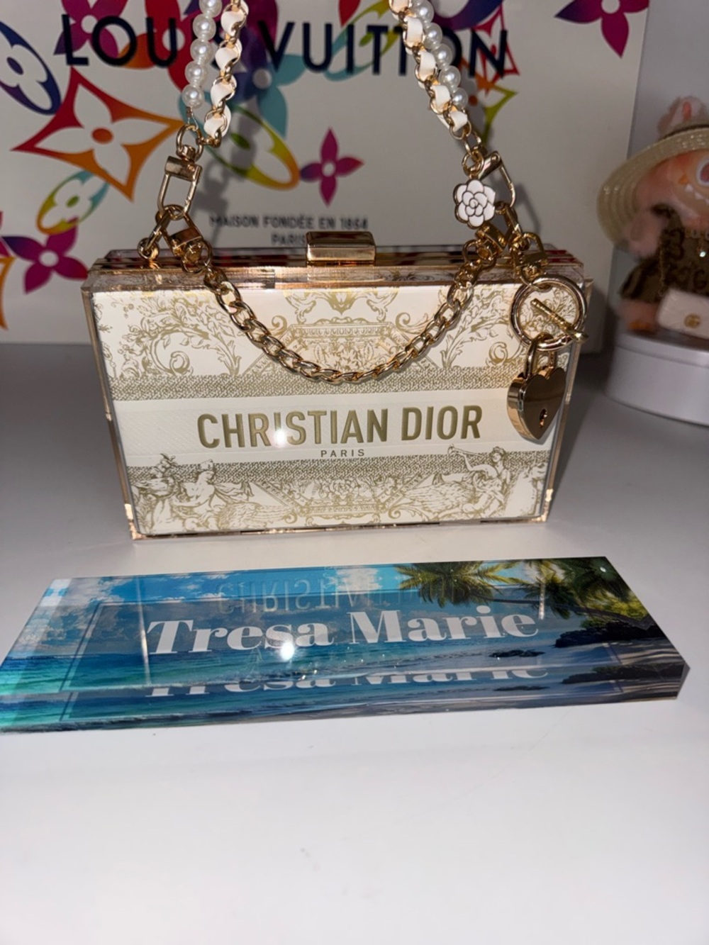 Dior bag turned into a handbag